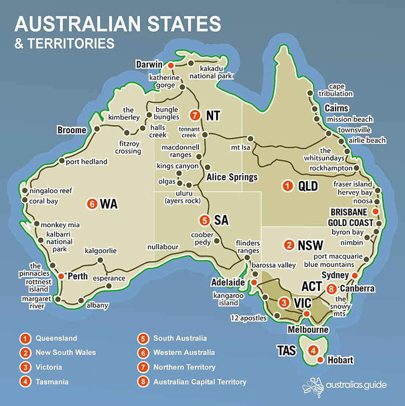 Các địa chỉ giao nhận hàng hóa tại Úc