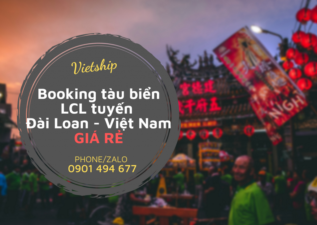Booking tàu biển LCL Đài Loan về Việt Nam