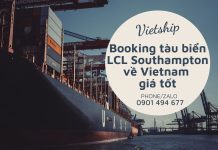Dịch vụ Nhập khẩu hàng lẻ Southampton về Việt Nam giá tốt tại Vietship