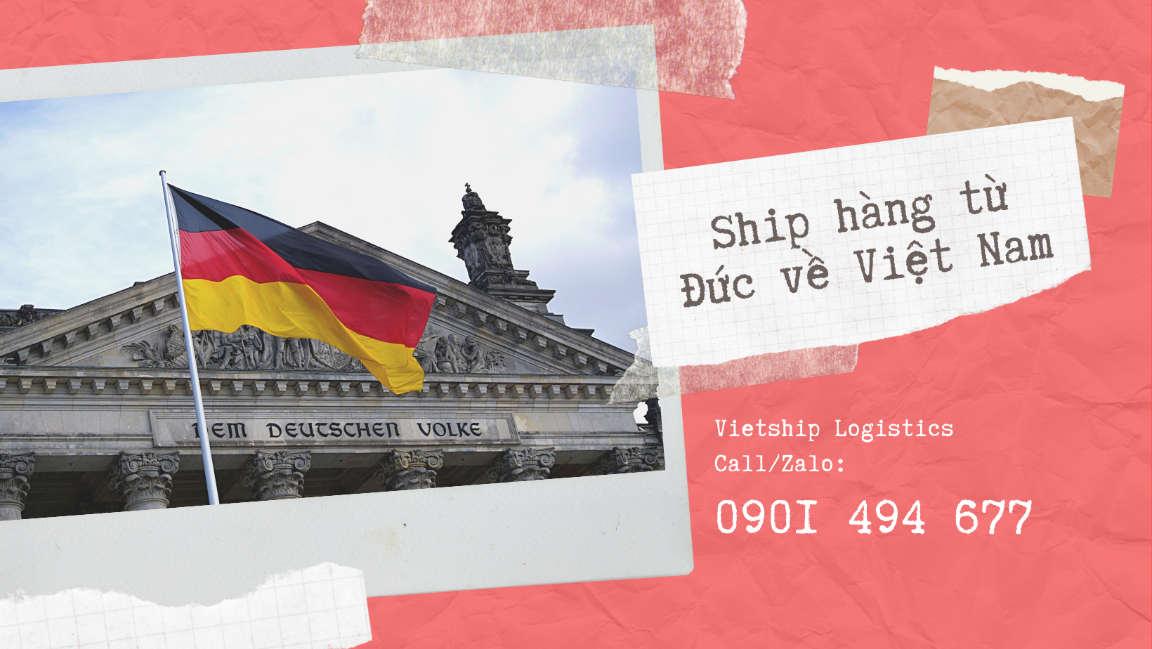 Ship hàng từ Đức về Việt Nam giá rẻ, nhanh chóng