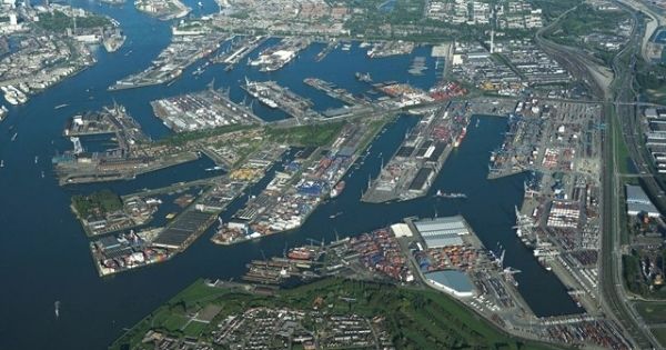 Cảng Rotterdam tăng 15% sản lượng hàng hóa khi nền kinh tế phục hồi