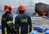 BM Container Depot ở Chittagong vẫn cháy....