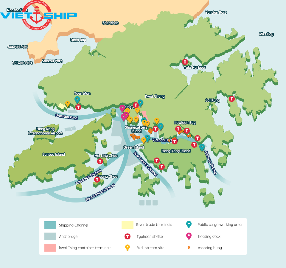 Danh sách cảng biển ở Hong Kong