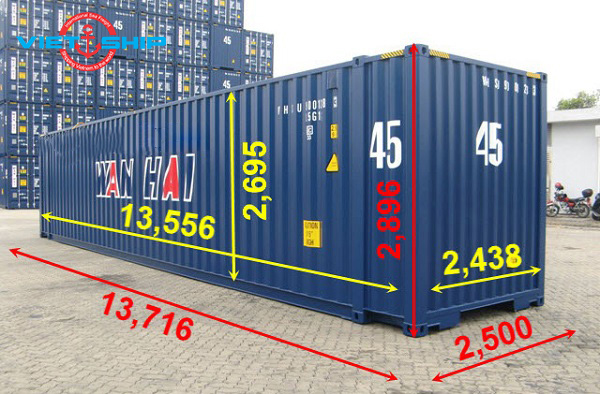 Kí hiệu container theo kích thước