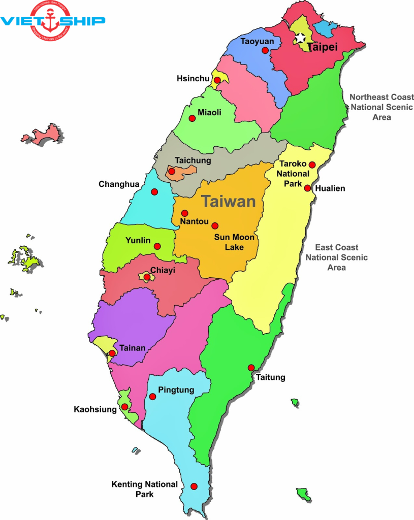 Tổng hợp danh sách cảng biển ở Đài Loan mới nhất