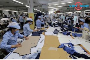 Vận chuyển hàng dệt may đi cảng Shanghai