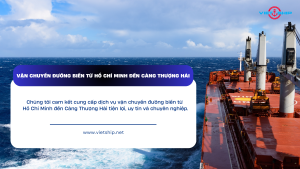 VẬN CHUYỂN ĐƯỜNG BIỂN TỪ HỒ CHÍ MINH ĐẾN CẢNG THƯỢNG HẢI