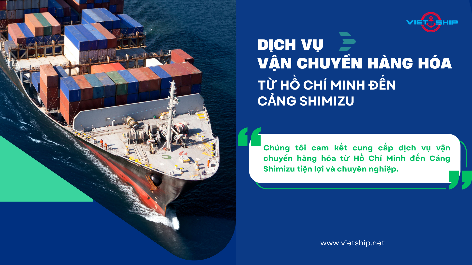 Vận chuyển hàng hóa từ Hồ Chí Minh đến Cảng Shimizu