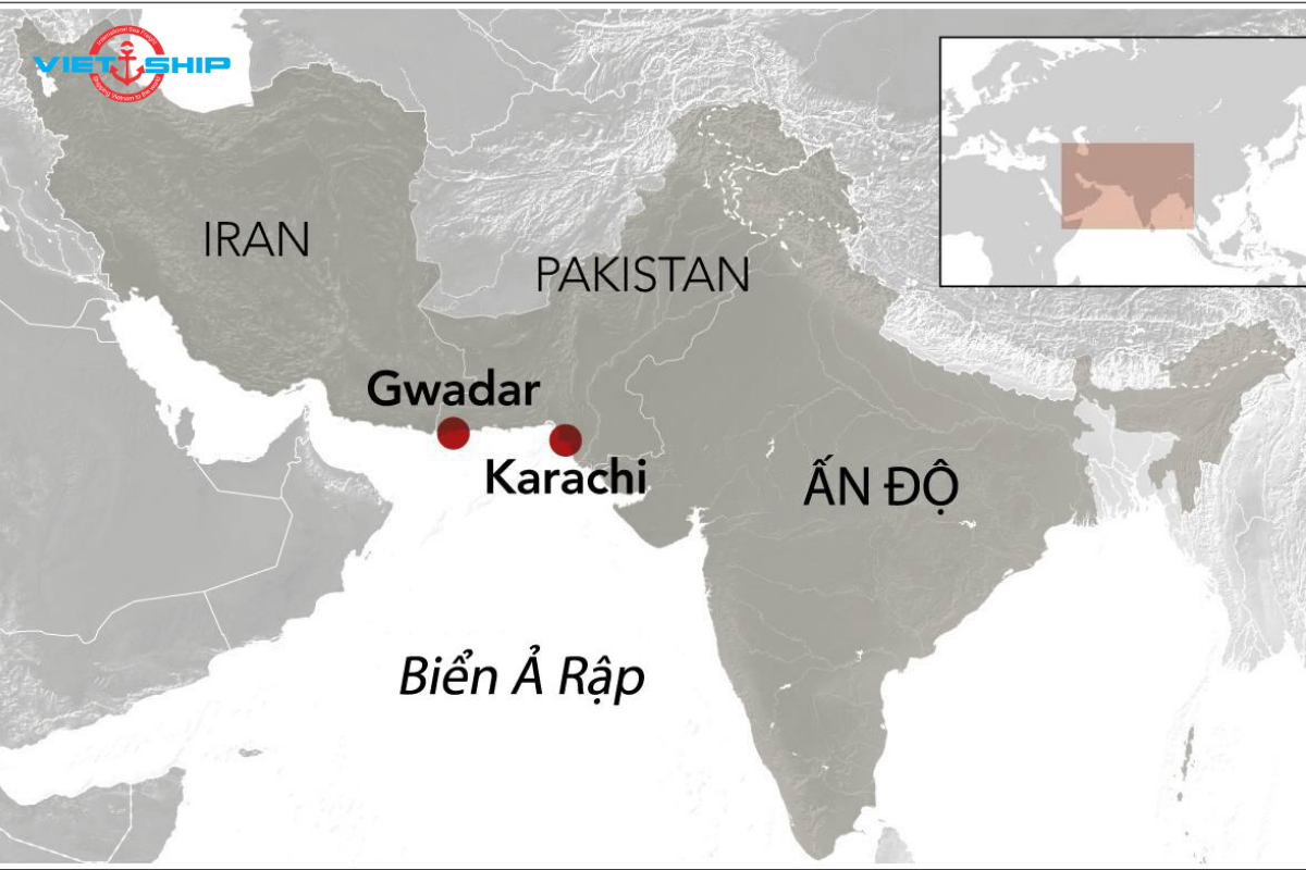 Vận Chuyển Hàng Hóa Từ Cảng Hồ Chí Minh Tới Cảng Gwadar
