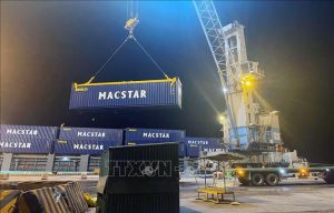 Khai trương tuyến vận tải container Hải Phòng – Vũng Áng đổi mới logistics Việt Nam