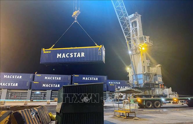 Khai trương tuyến vận tải container Hải Phòng – Vũng Áng đổi mới logistics Việt Nam